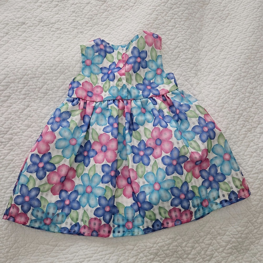 Real Love Toddler Girls Dress Size 2T Floral Blue Pink Purple Green